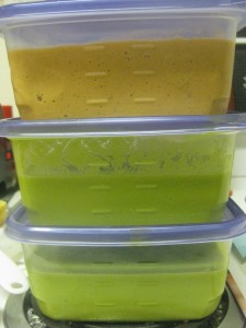 Packing my soups for the day!